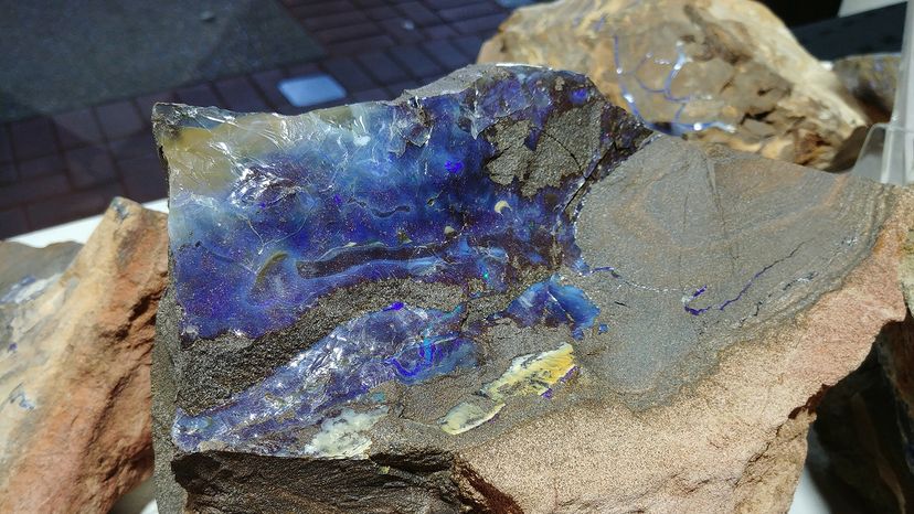 Blue opal