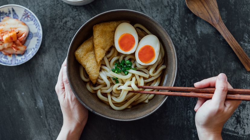 Udon noodles