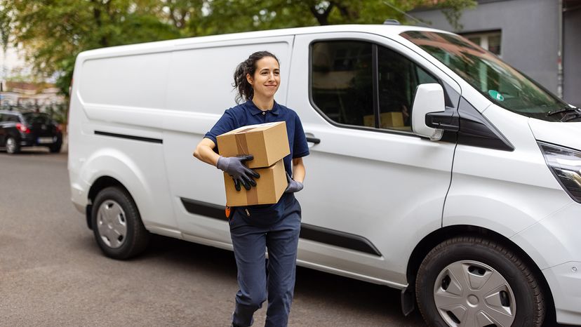 Delivery van