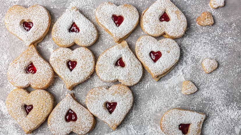 Linzer cookies