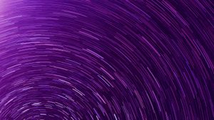 purple arcs of light