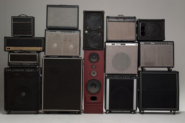 Stack of Amps and speakers