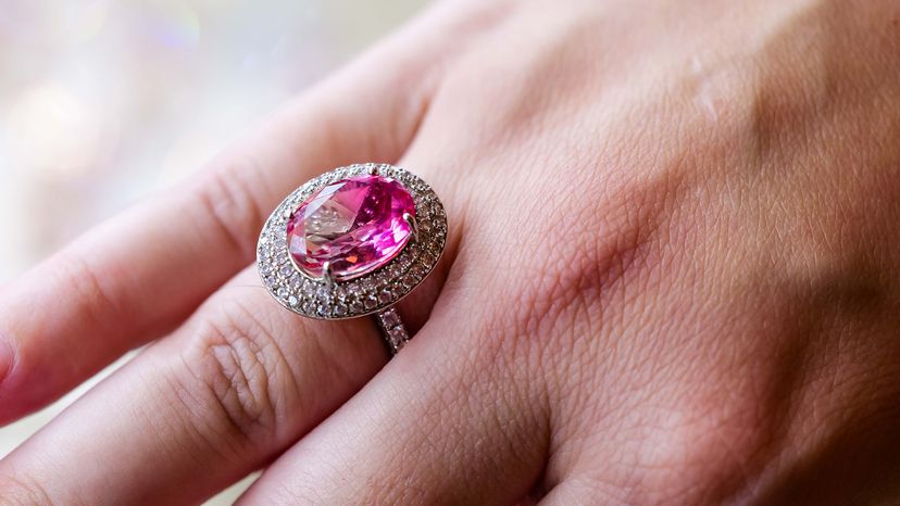 Pink topaz