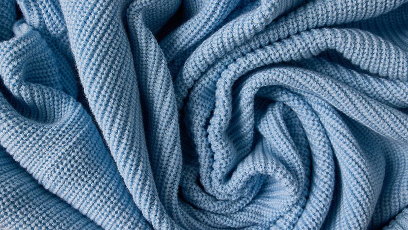 Baby blue blanket