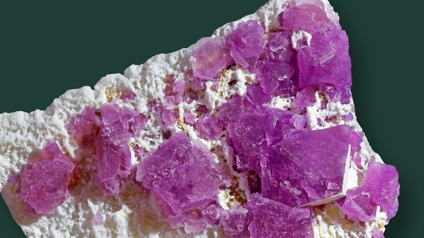 Purple fluorite
