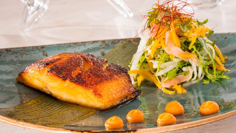 Black cod miso marinated