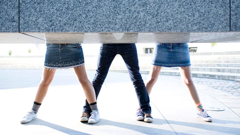 Denim skirt
