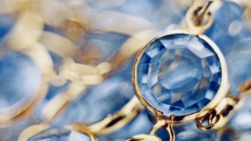 Blue topaz necklace