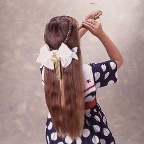 simple girls hair bow