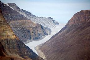 Greenland, glacier near Myggebuten