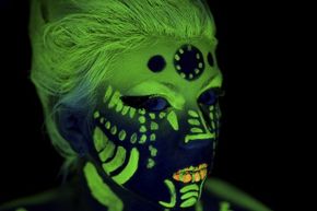 Black Light Body Paint, Body Art/Tattoos, People