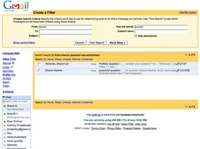 gmail用户可以创建发送和接收电子邮件的过滤器。＂border=