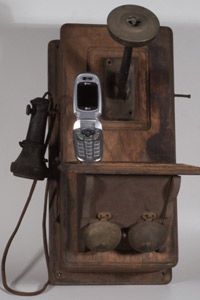 Phone technology has been radically downsized over the past century.