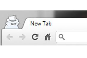 Look for this character lurking next to your browser tabs to confirm you're using an incognito window in Chrome.