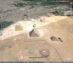 The pyramids in Egypt