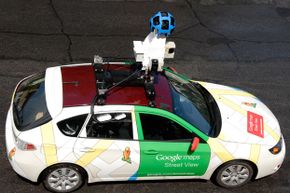 Google Maps, unlike the items on this list, has been a great success. Here, one of Google’s camera-laden vehicles captures street view data.