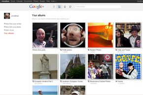 Google Plus photo albums