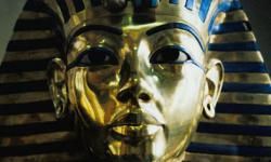 King Tut was buried with an exquisite mask.