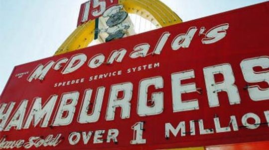 Are the Golden Arches really supposed to be giant french fries?