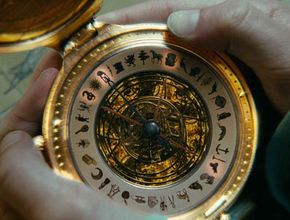The alethiometer in action in &quot;The Golden Compass.&quot; See more images of animated movies.