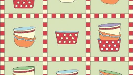 Grandma's Bowls Quilted Wall Hanging Pattern