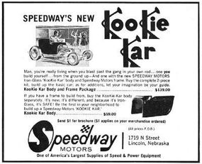 The Grabowski T spurred many imitations, like this ad selling parts so hot rodders could build their own.