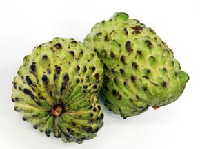 Custard Apple on a white background