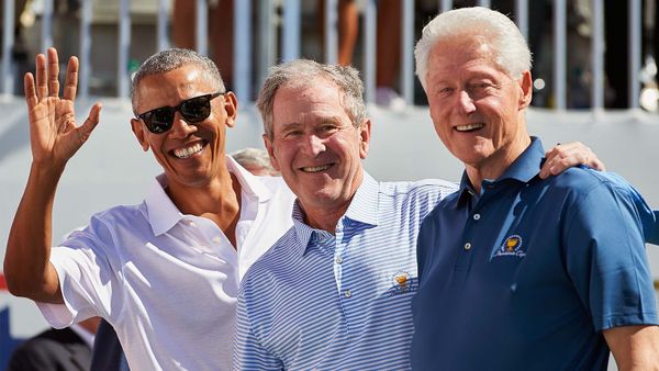 POTUS Obama, Bush and Clinton 