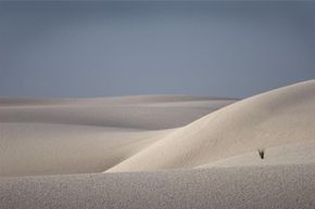 close-up of sand dunes