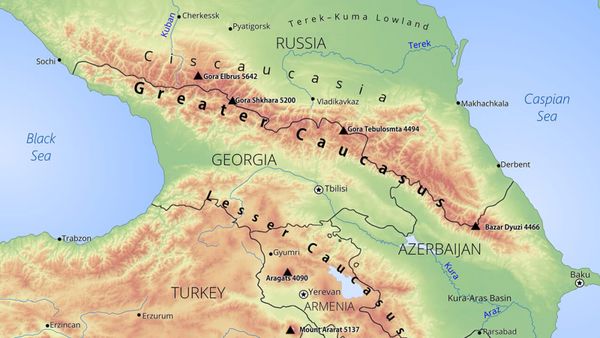 Greater Caucacus region