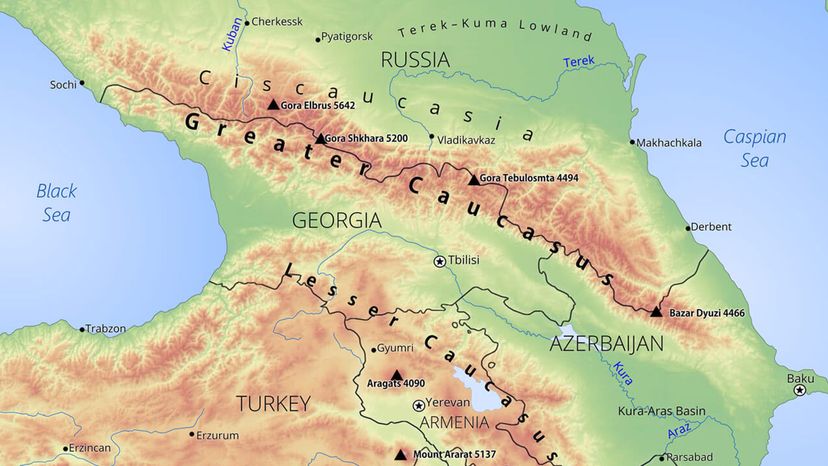 Greater Caucacus region