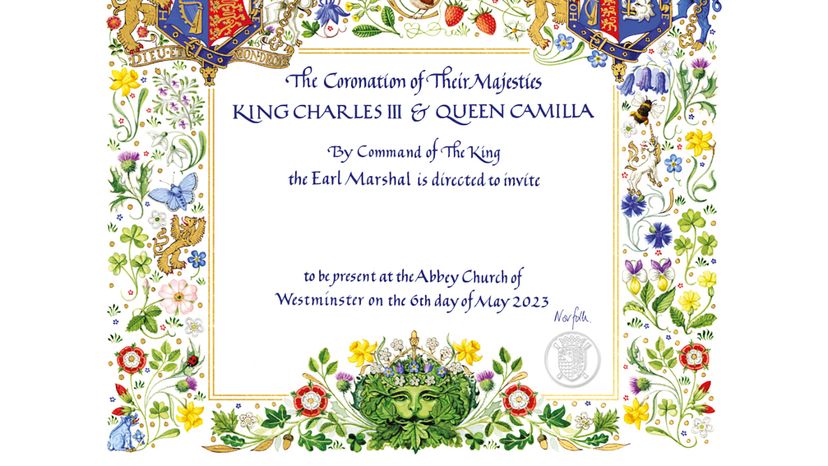 coronation invitation