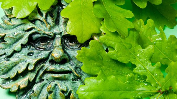 Who Is the Controversial Green Man on the Royal Coronation Invitation?
