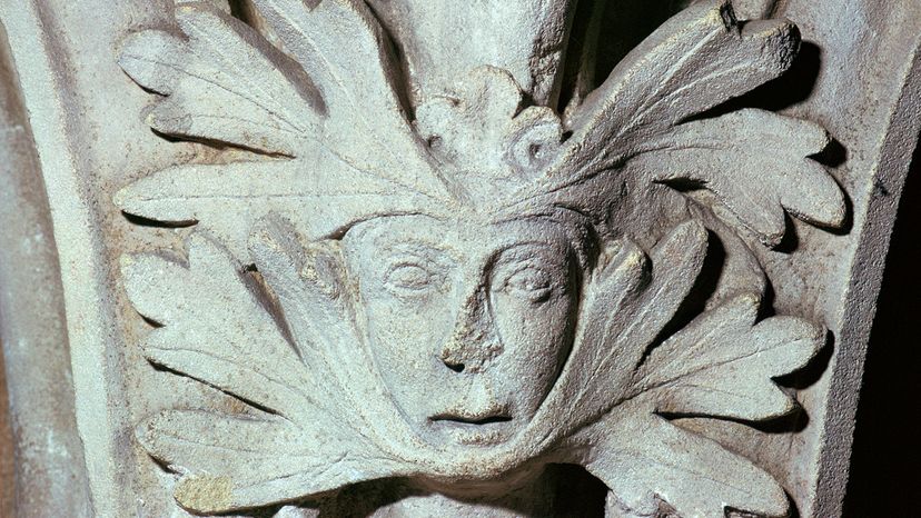 Green Man in Southwell Minster cathedral&nbsp;