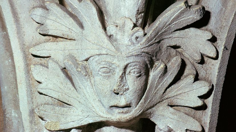 Green Man in Southwell Minster cathedral 