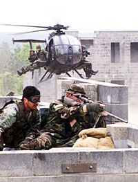 Green Berets in training at Ft. Bragg, N.C.