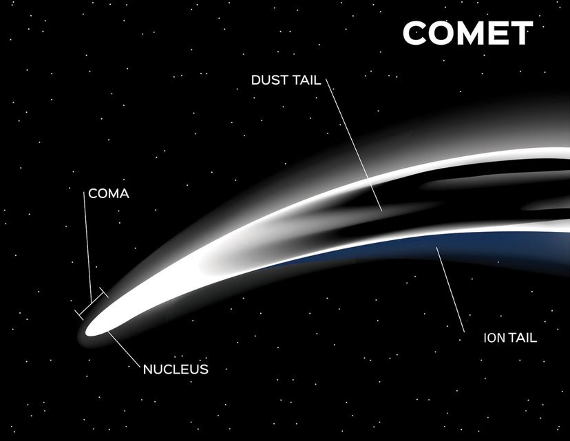 parts of a comet