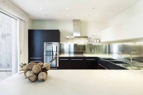 stainless steel kitchen