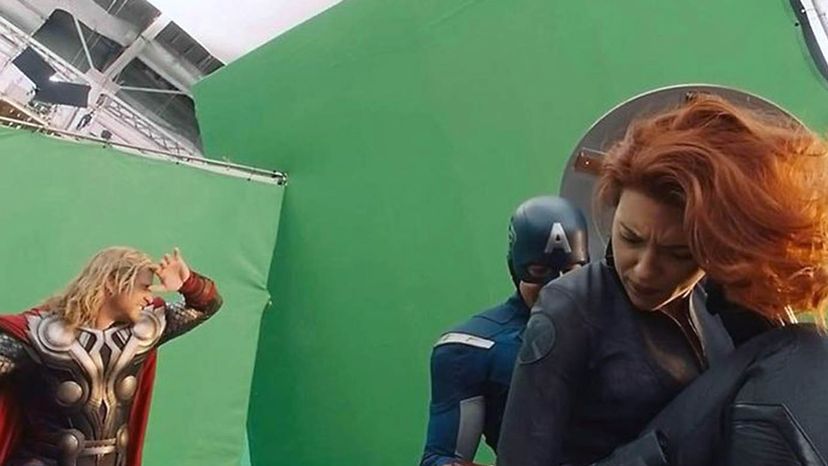 The Avengers Green Screen