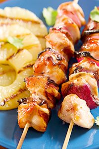 Grilled fruit makes the perfect side to your summer kabaobs!