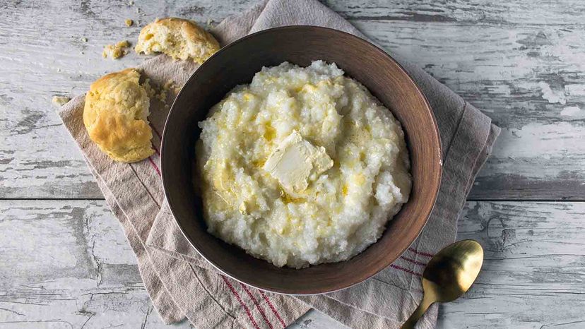 bowl of grits