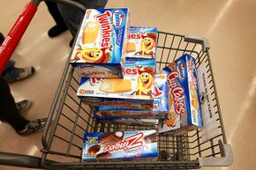 twinkies in shopping cart