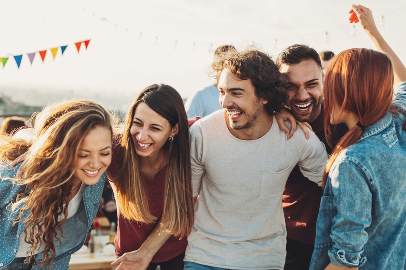 Group of friends go on bonding