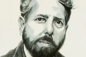 A portrait of Stanley Milgram