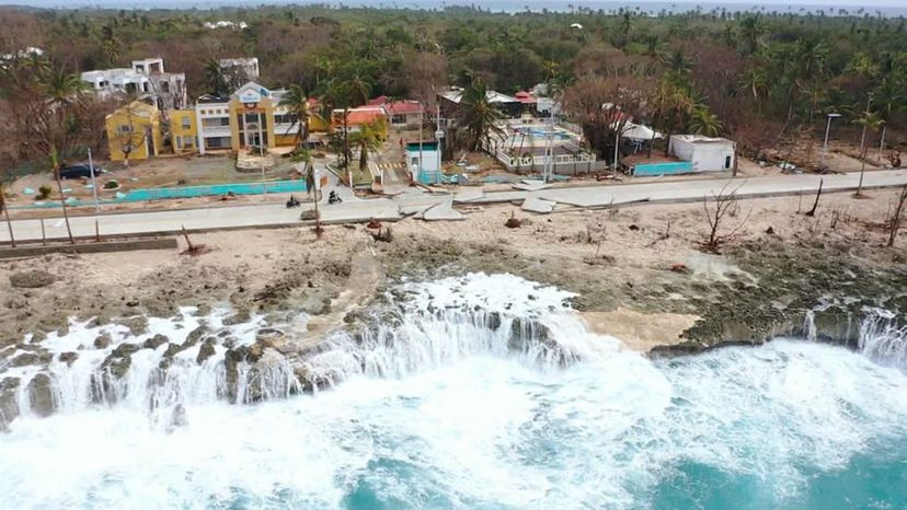 See perfect calm in eye of Hurricane Michael