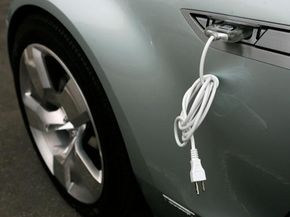 The electric cable attached to this Chevy Volt may help drivers do their part for the environment, but it could also open them up to a host of problems in an accident.