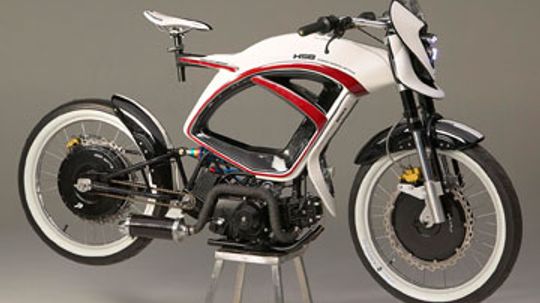 gas electric motorcycle