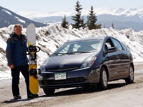 How do hybrid cars perform when the temperature drops?