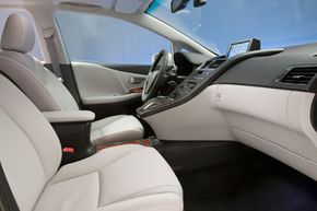 The seat cushions for the Lexus HS 250h contain eco-plastic. See more pictures of hybrid cars.