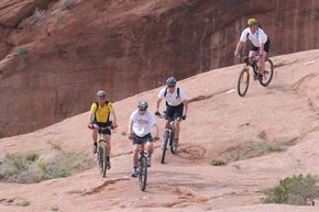 It's important to drink water and sports drinks before, after and during a ride.